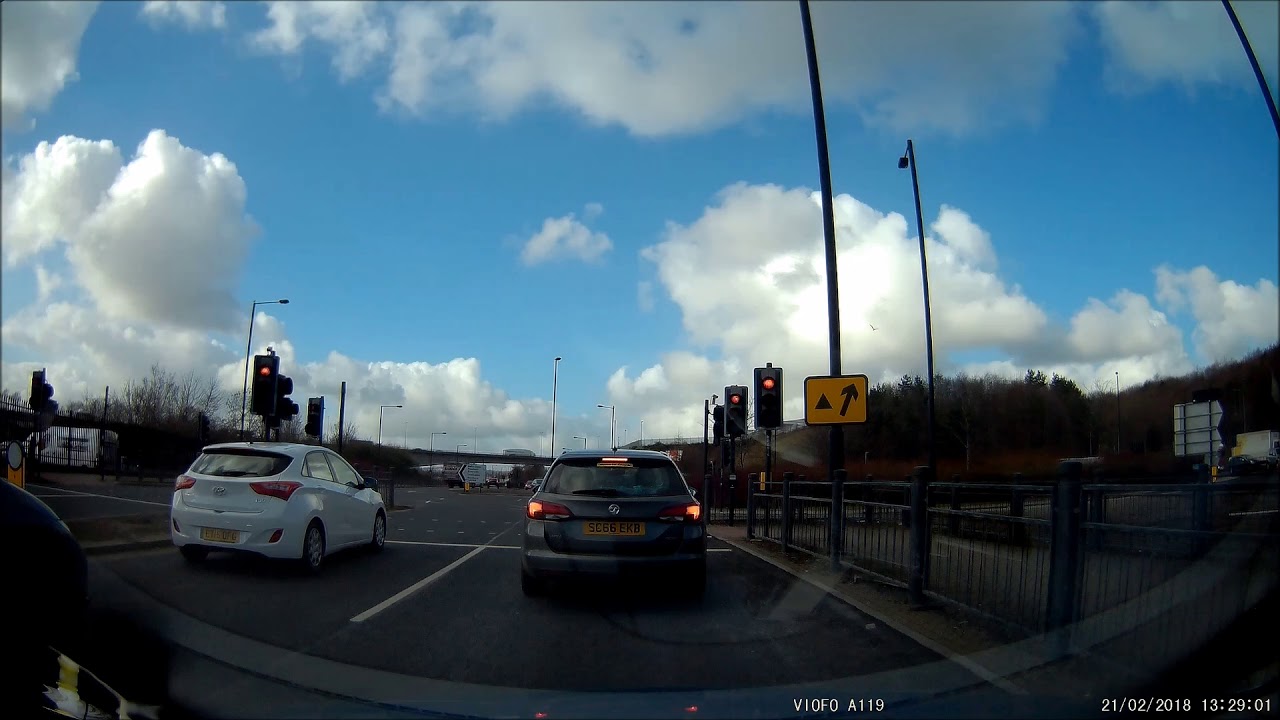 B&Q Newcastle roundabout to A1 instructional video