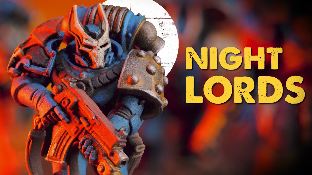 Embrace Terror, Paint Night Lords - Warhammer 30k
