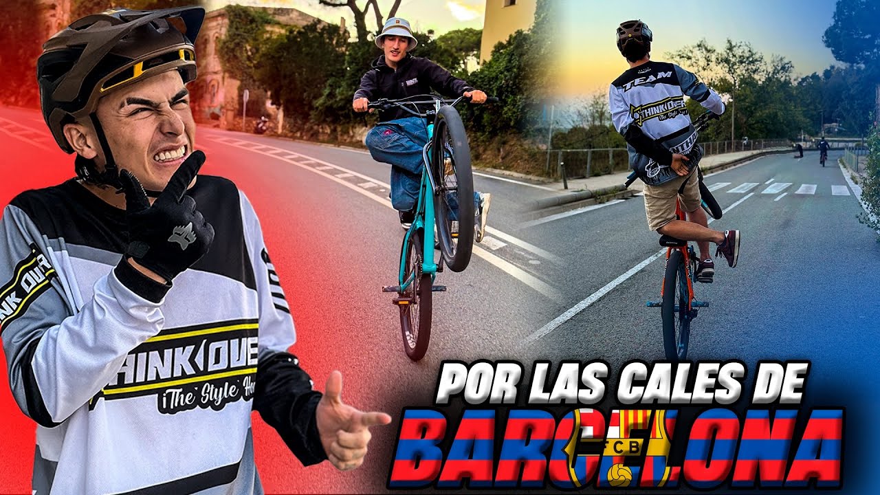 HACIENDO STUNT POR LAS CALLES de BARCELONA😍🔥