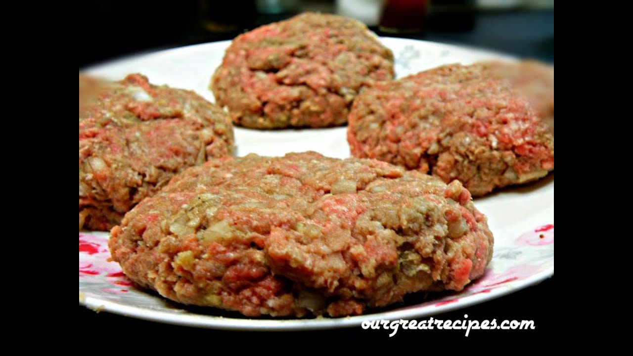Homemade Burger Patties