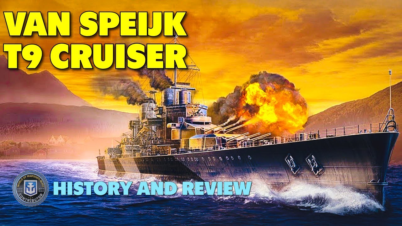 Крейсер Van Speijk 9 уровня — World of Warships Blitz