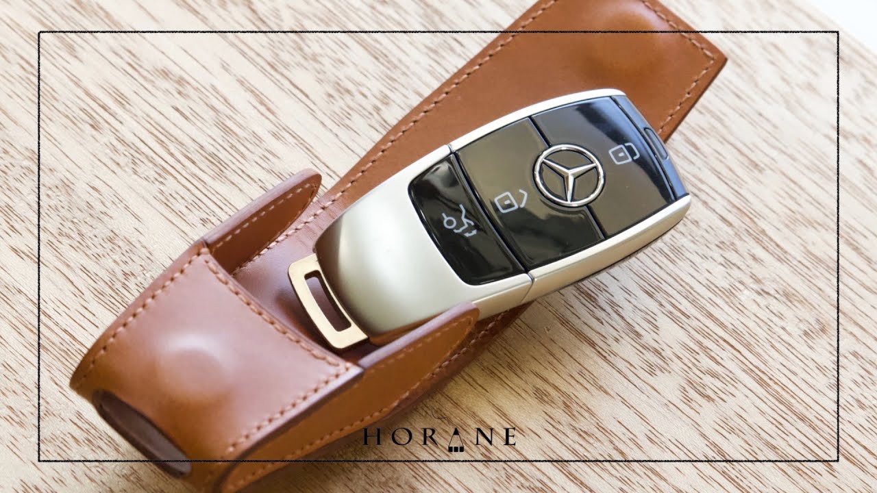 Кожаный футляр для ключей Mercedes Benz (прототип)