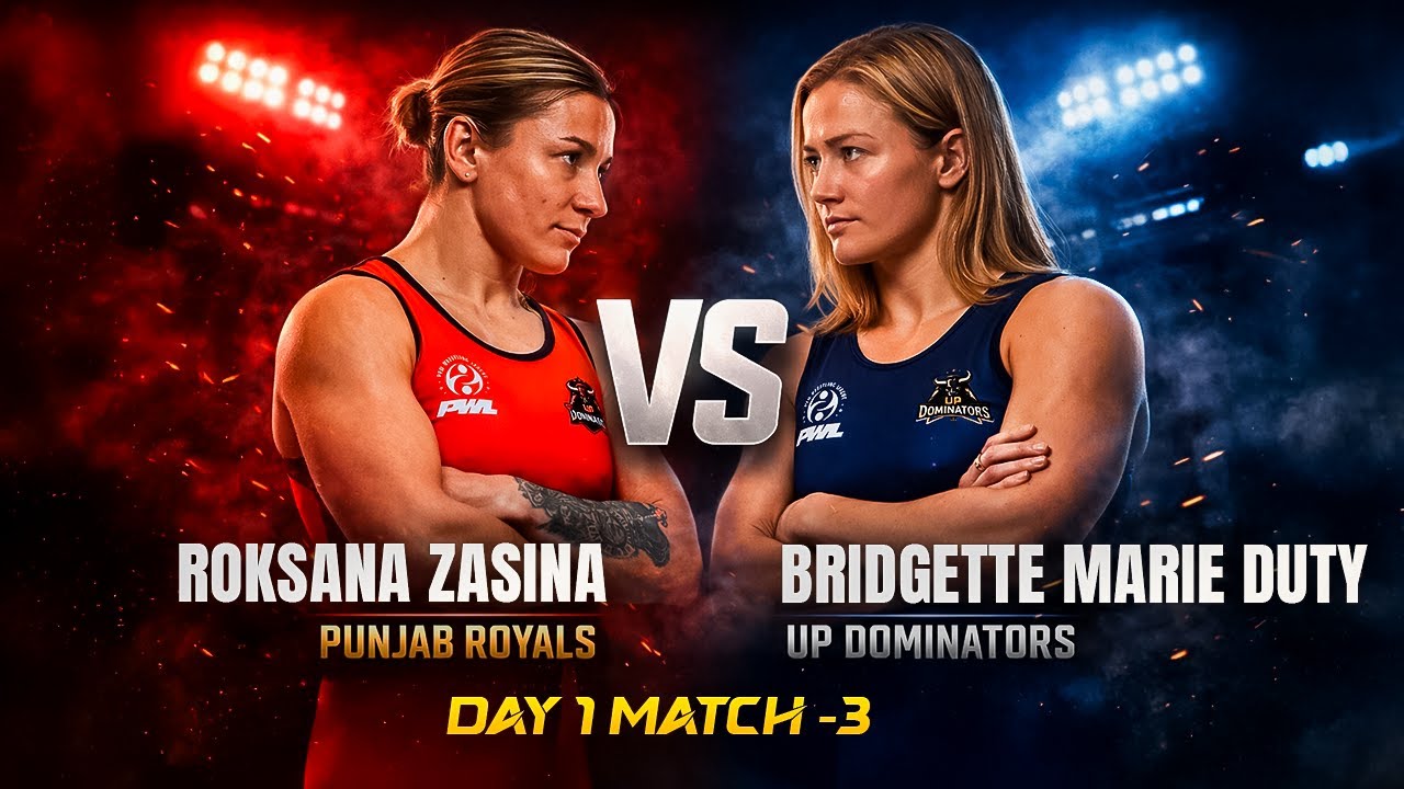 Bridgette Marie Duty vs Roksana Zasina | Day 1 Match 3 | Women’s 57 KG | Pro Wrestling League (PWL)
