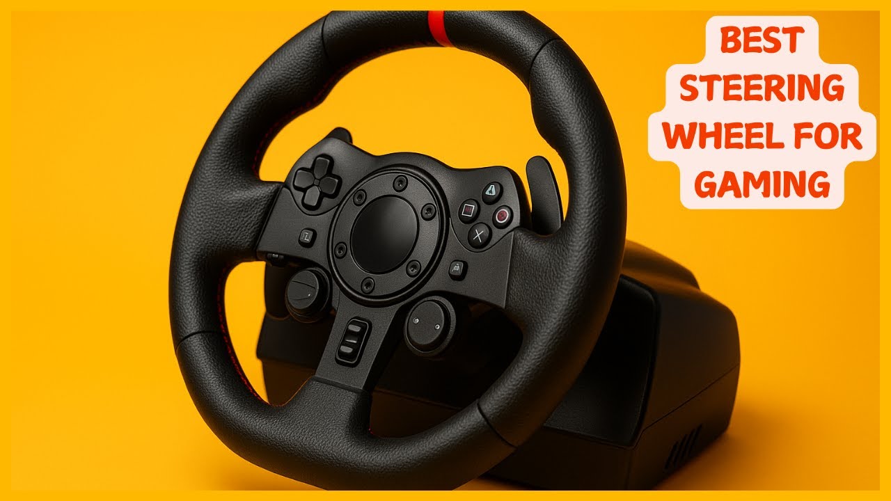 ✅ Top 5 Best steering wheel for gaming 2025 🔥  Ultimate Racing Experience