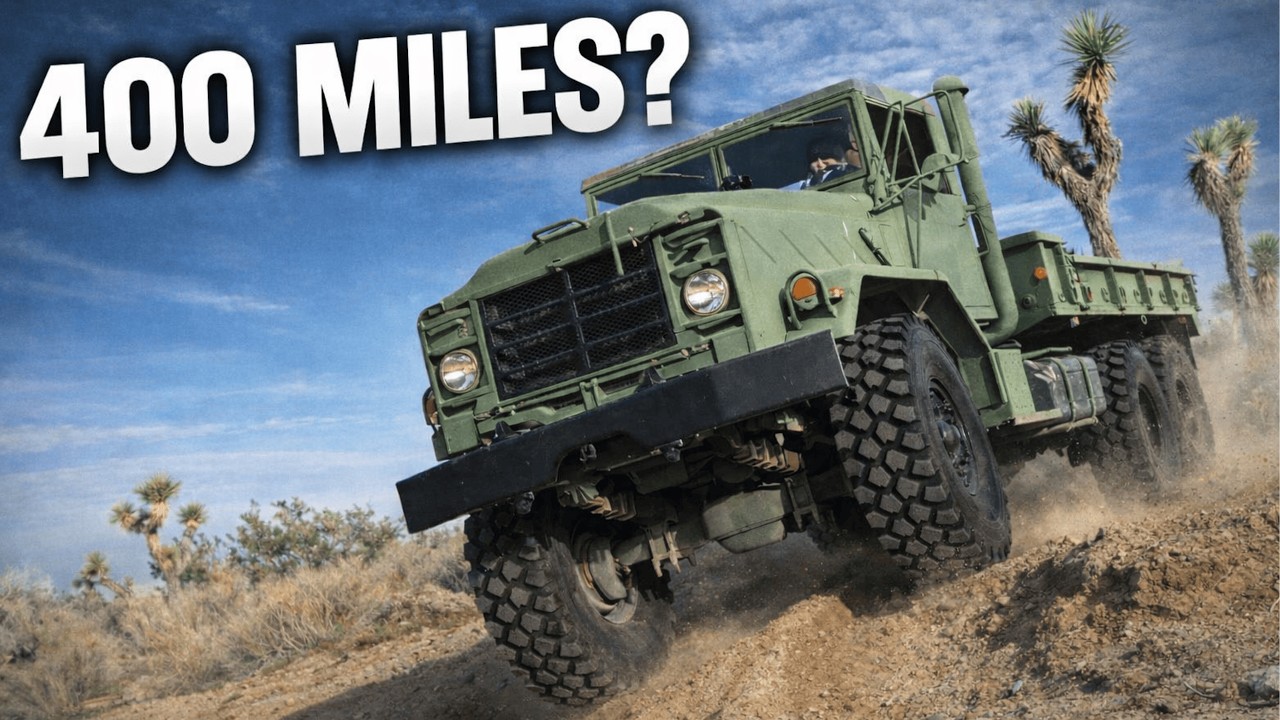 Should We Risk a 400-Mile Drive? This Military 6x6 Must Prove Itself - M923A2