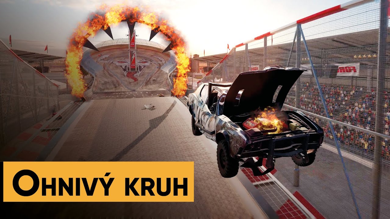 Hrajeme s Lůkem Wreckfest a proskakujeme ohnivý kruh