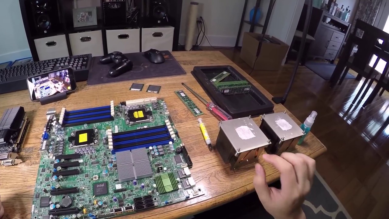 Tabletop build - $375 unRAID - Dual 1366 Supermicro X8DT6-F, dual Xeon L5630, 12GB DDR3 ECC