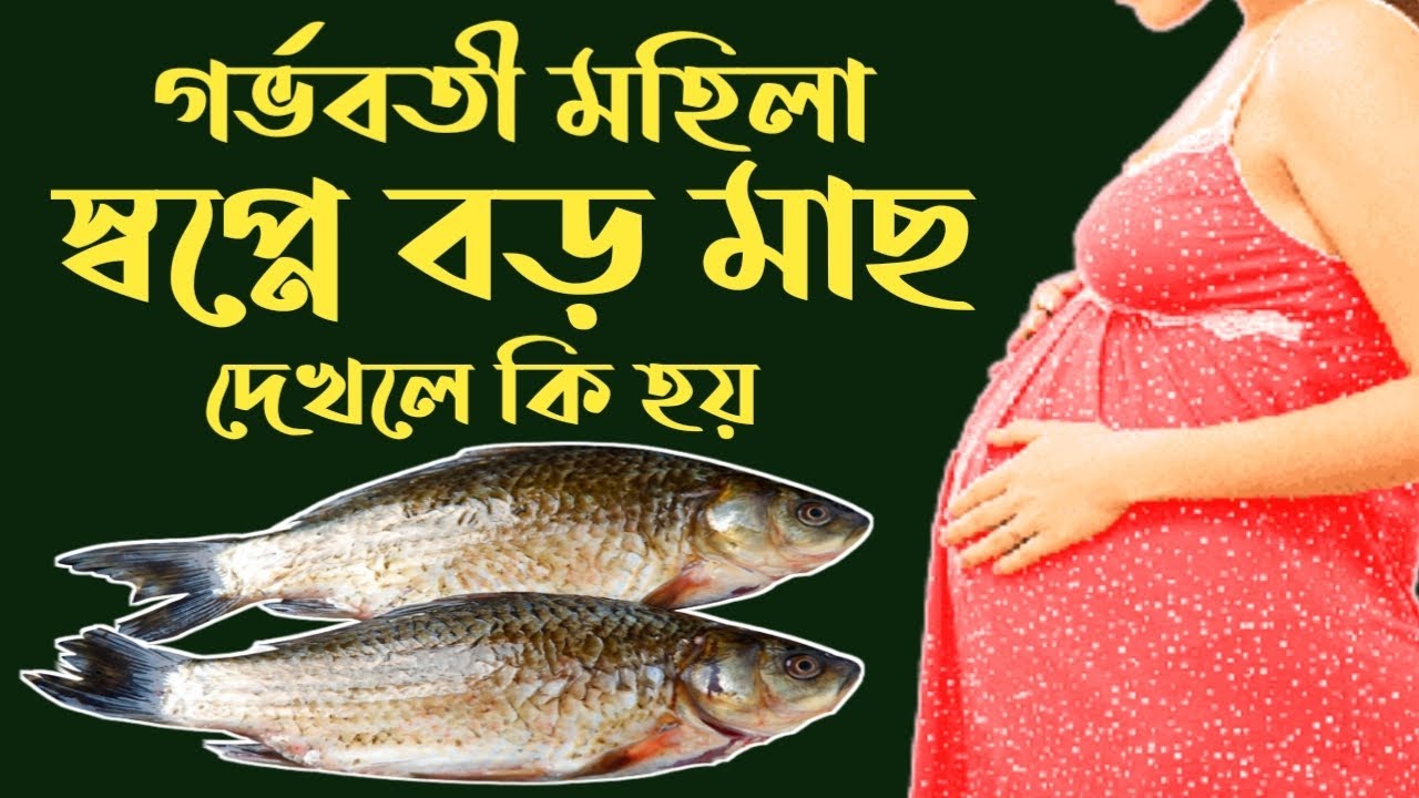 গর্ভবতী মহিলা স্বপ্নে বড় মাছ দেখলে কি হয় | shopne gorvoboti mohila mas dekhle ki hoy | dreams |
