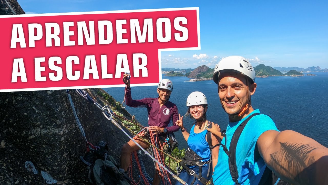 ESCALAMOS O PÃO DE AÇÚCAR no Rio de Janeiro | CURSO DE ESCALADA