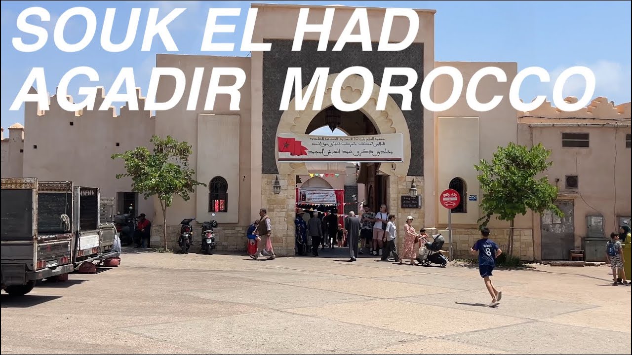 THE BIGGEST URBAN MARKET IN AFRICA  - SOUK  EL HAD 🇲🇦 AGADIR MOROCCO