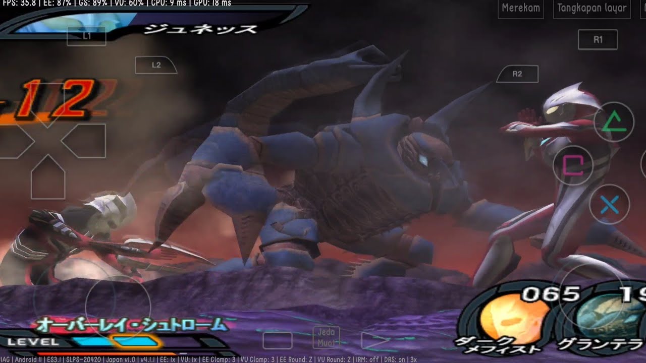 GAME ULTRAMAN NEXUS RTV! MELAWAN DARK MEPSHITO DAN MONSTER - GAME ULTRAMAN