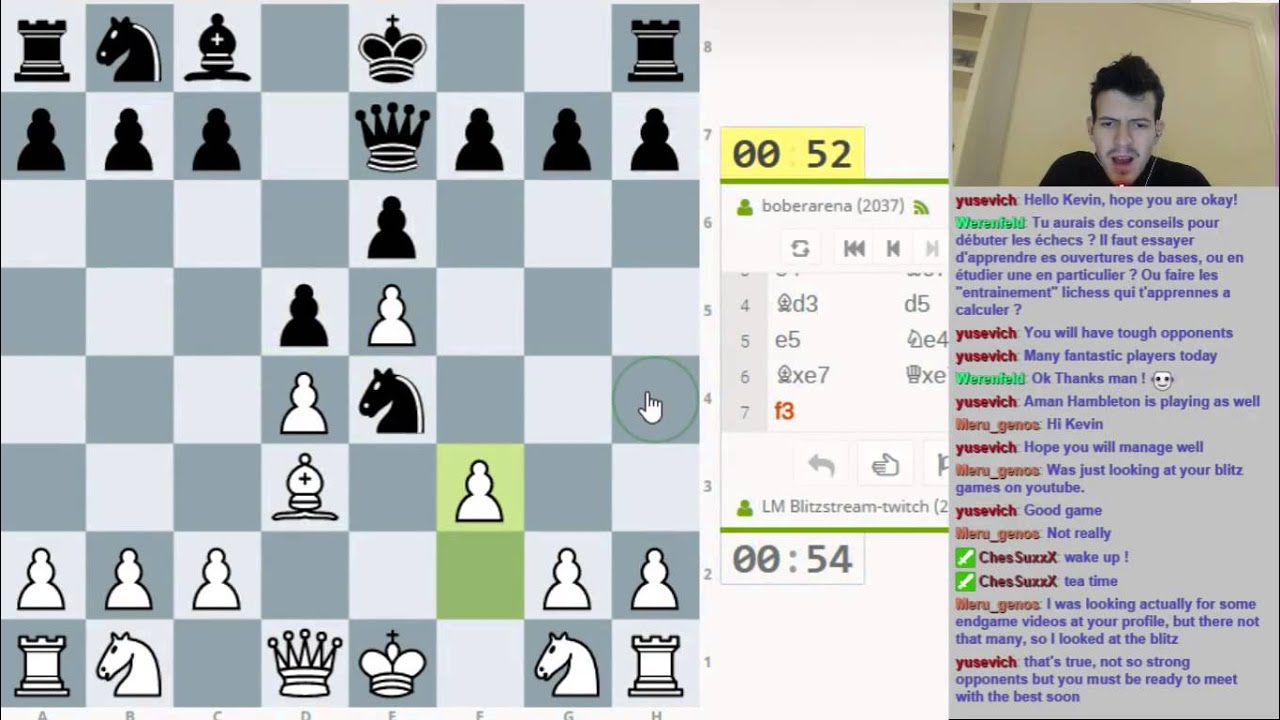 A daily Bullet tournament on lichess featuring FM Kaldas
