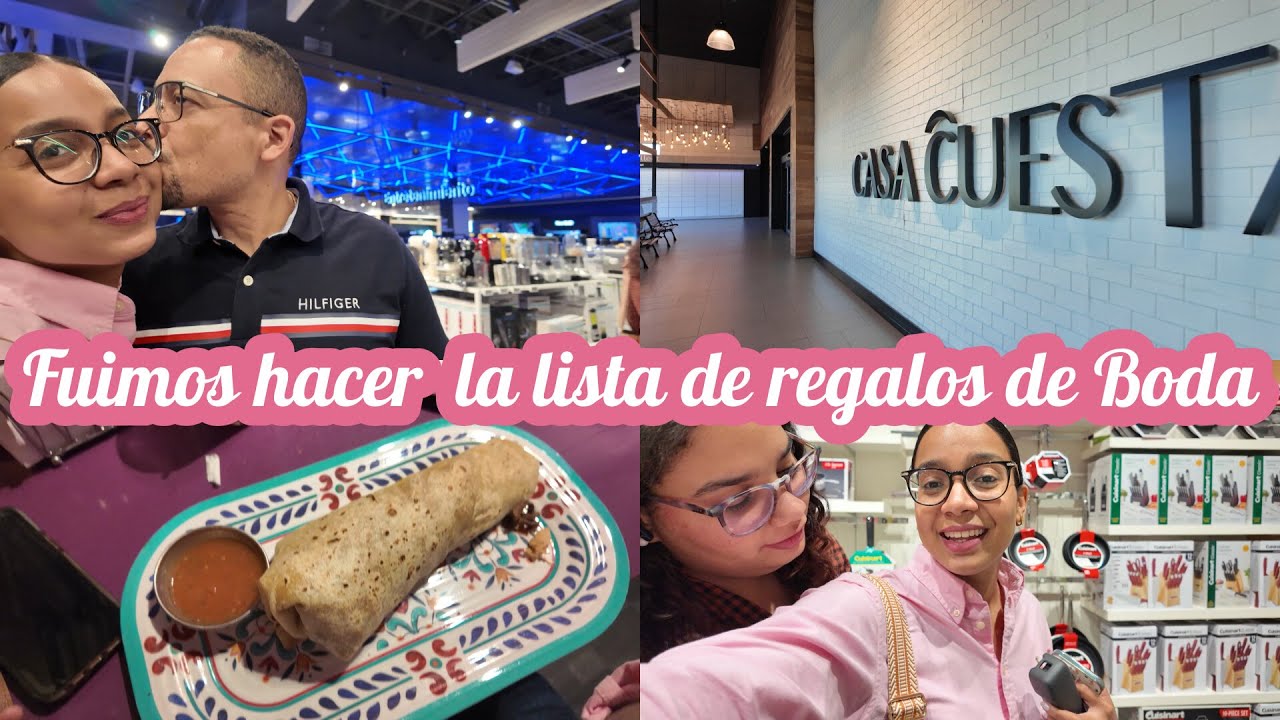 Vlog de boda: creando nuestra lista de regalos 🥂🎁