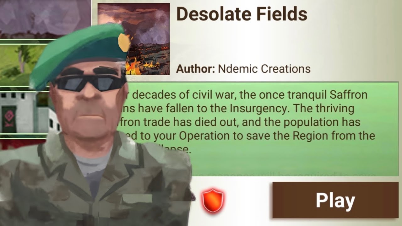 Rebel Inc: Desolate Fields - General [Mega-Brutal]