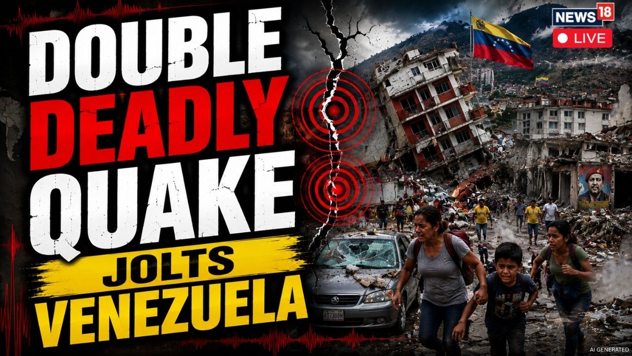 VENEZUELA EARTHQUAKE LIVE | 7.5 & 7.1 Magnitude Quake Shakes Caracas | CARACAS ON ALERT | N18G