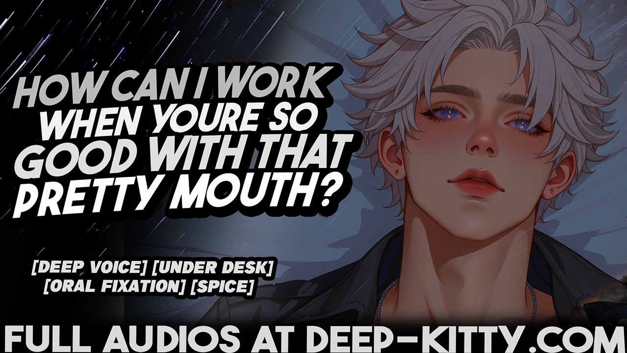 ~𝓼𝓹𝓲𝓬𝔂~ DOM BF Uses Your Mouth Under The Desk.. - (Roleplay ASMR) (Boyfriend ASMR)
