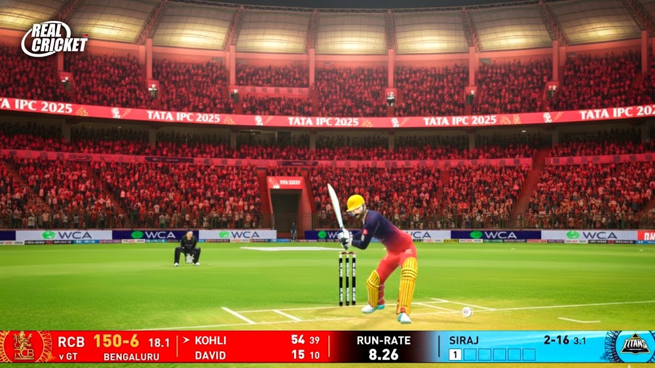 Tata IPL 2025 In Real Cricket™ | RCB vs GT | Match 3 | Enhanced Graphics ✨ @RealCricket 