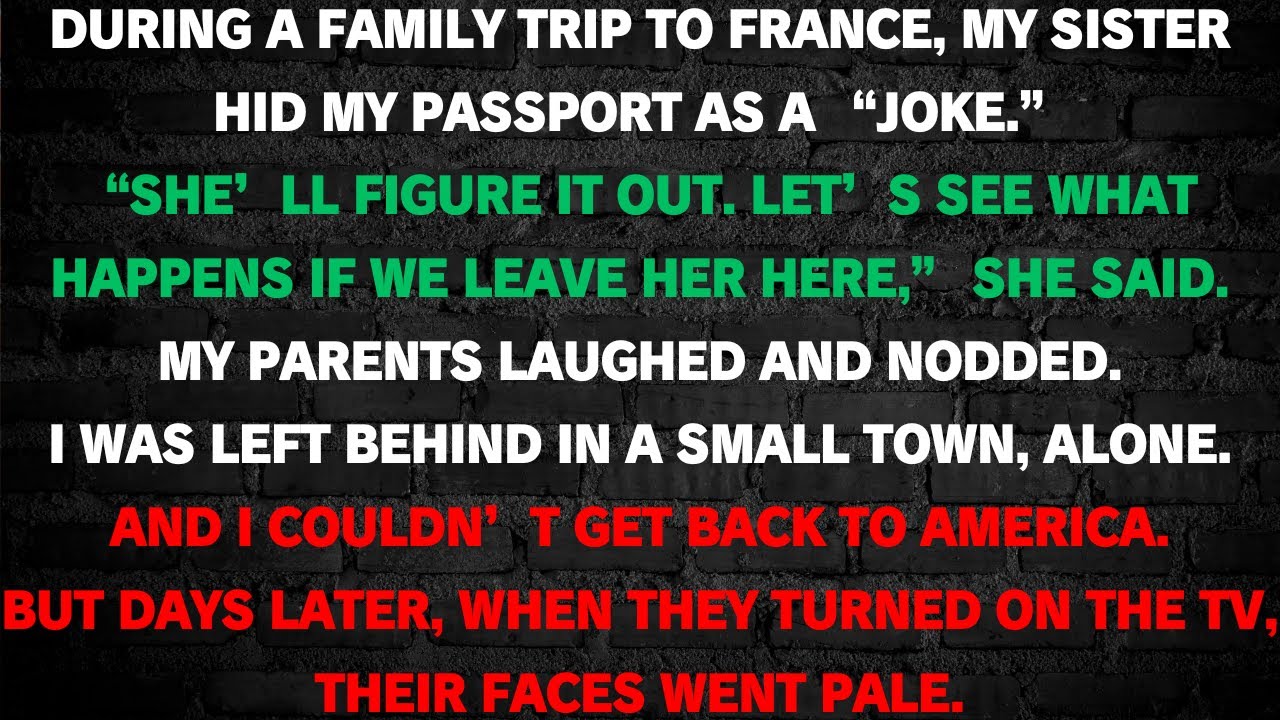 My family left me in rural France as a joke&hellip; but days later, I was on tv.