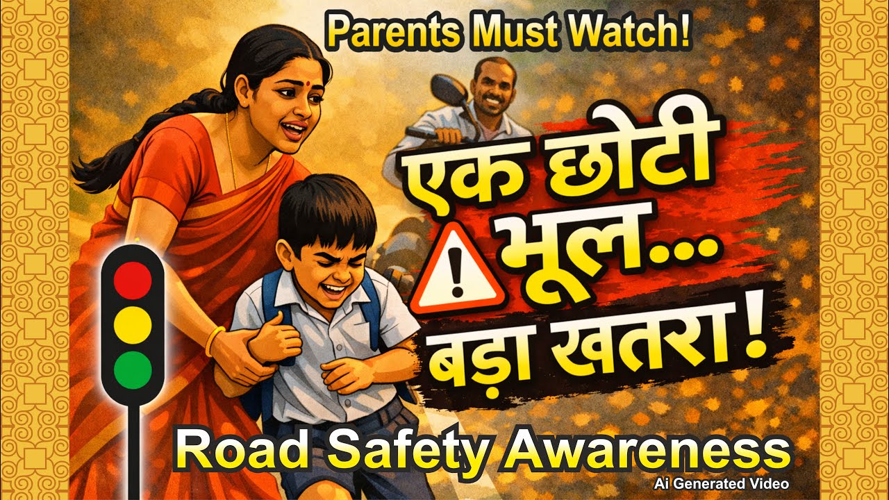 Road Safety Awareness | One Small Road Mistake Can Cost a Child’s Life | Road Safety Tips for Parent