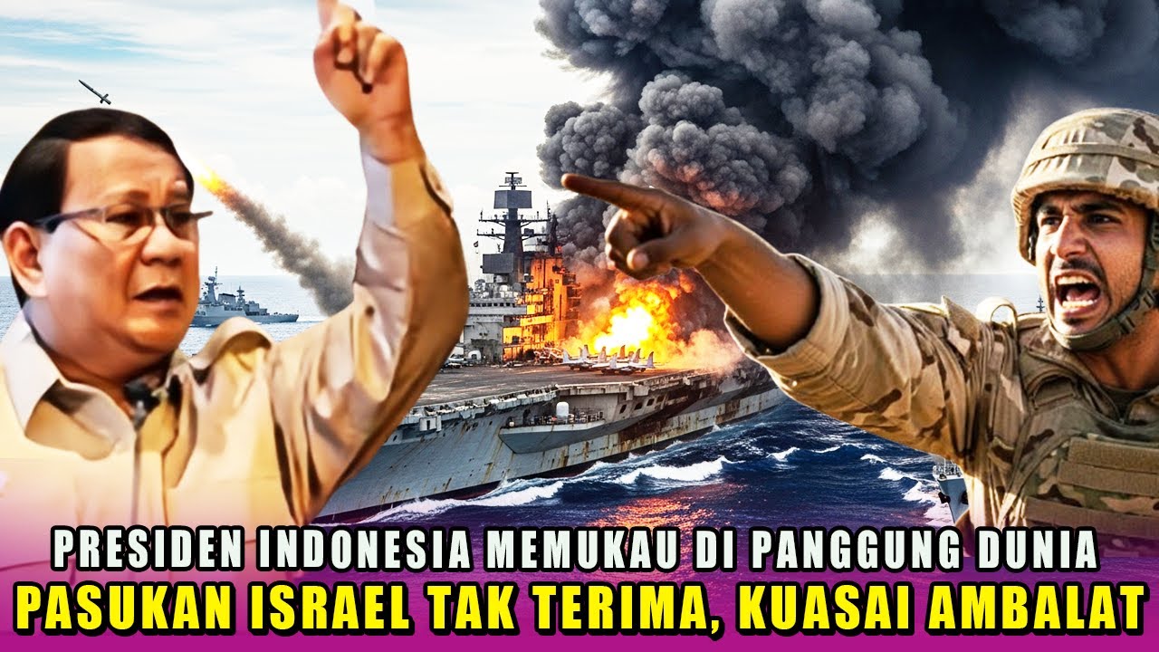 GEGER‼️PRESIDEN INDONESIA MEMUKAU DI PANGGUNG DUNIA, PASUKAN ISRAEL TAK TERIMA, KUASAI AMBALAT