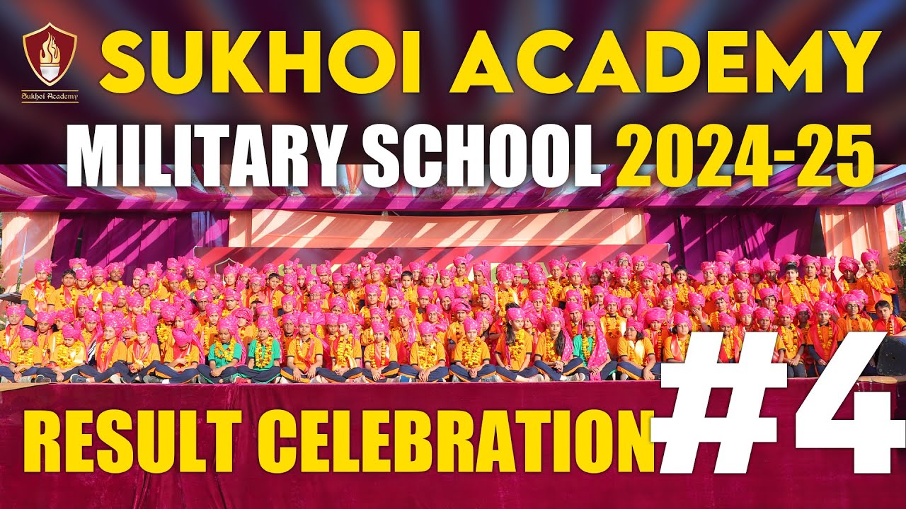 Sukhoi Academy Military School Result 2024 Celebration #4