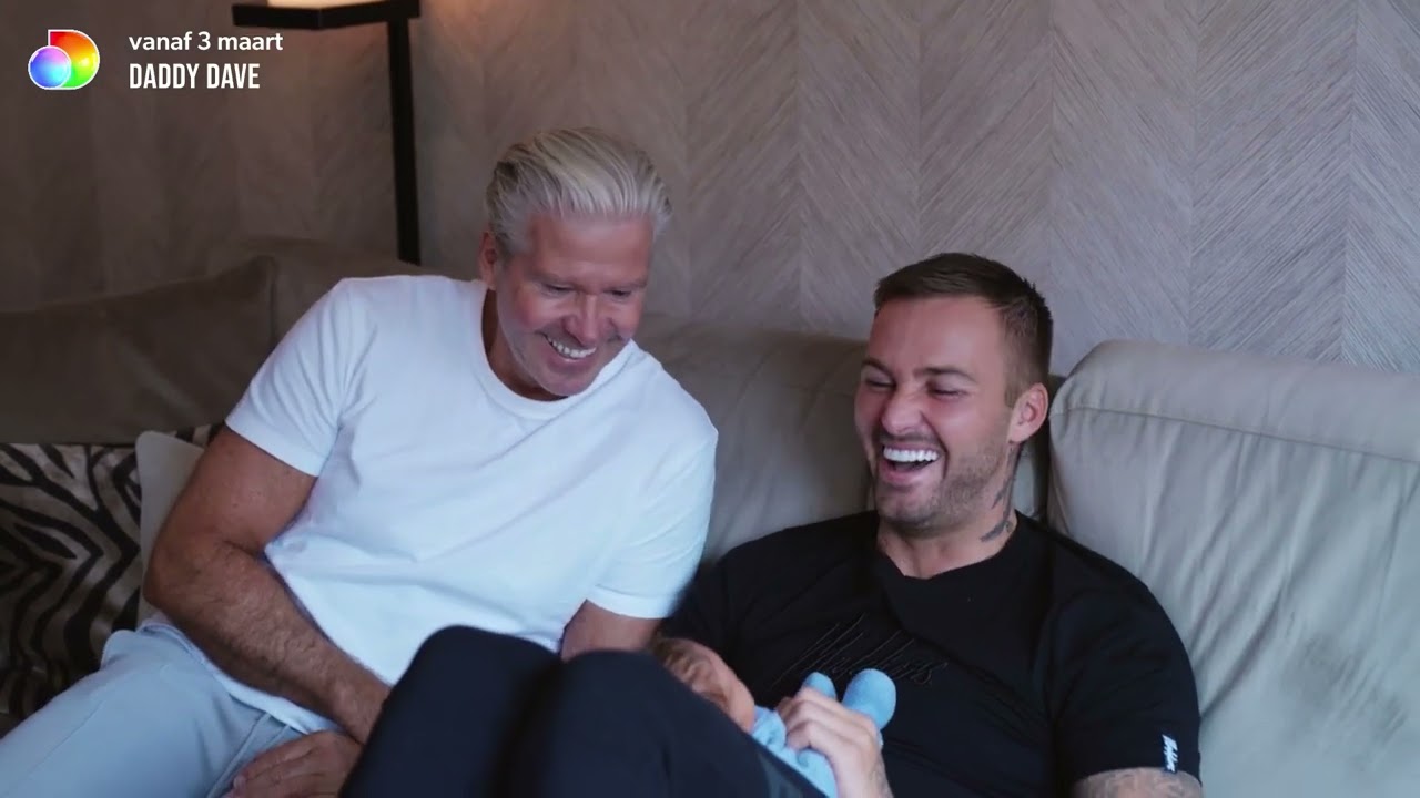 Dries Roelvink op bezoek bij kleinzoon Dean in Daddy Dave