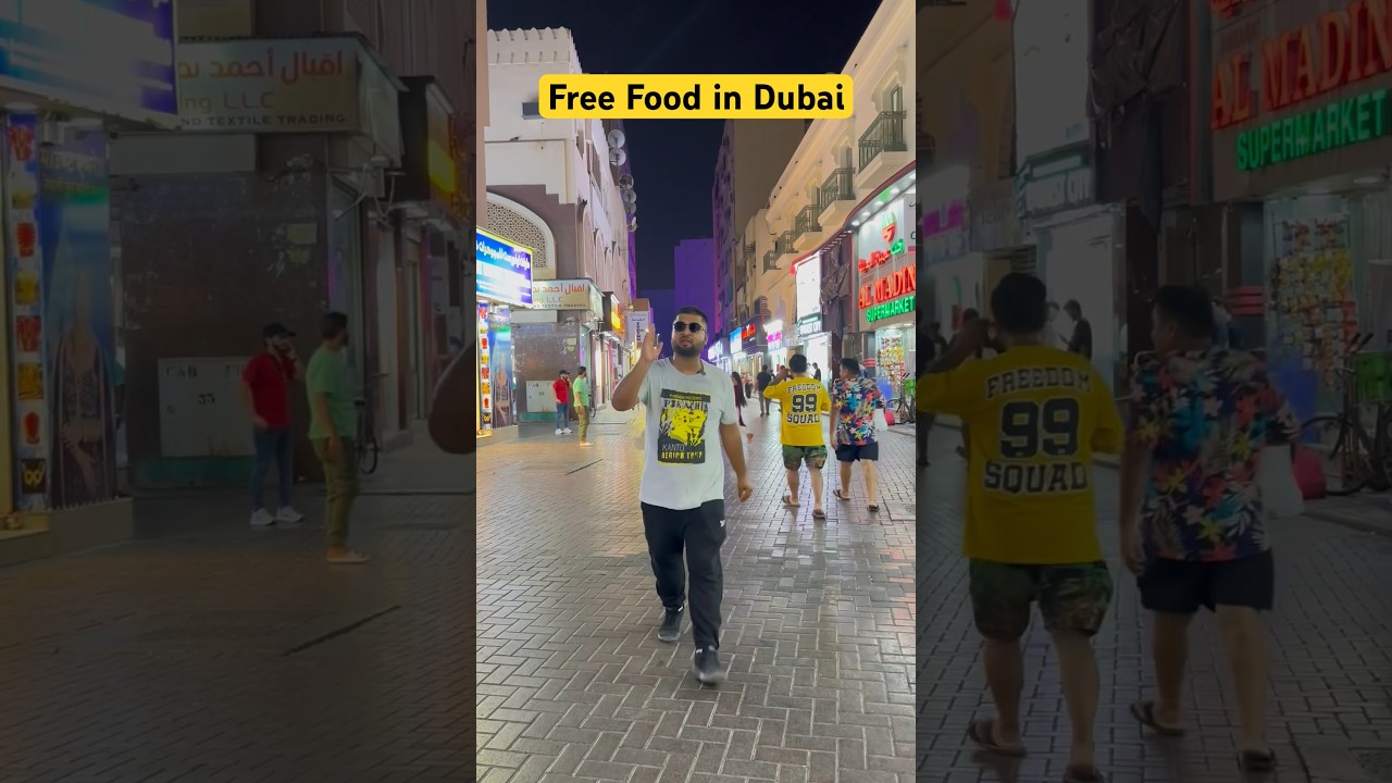 Free Food in Dubai #provikrant #ytshort #foodie
