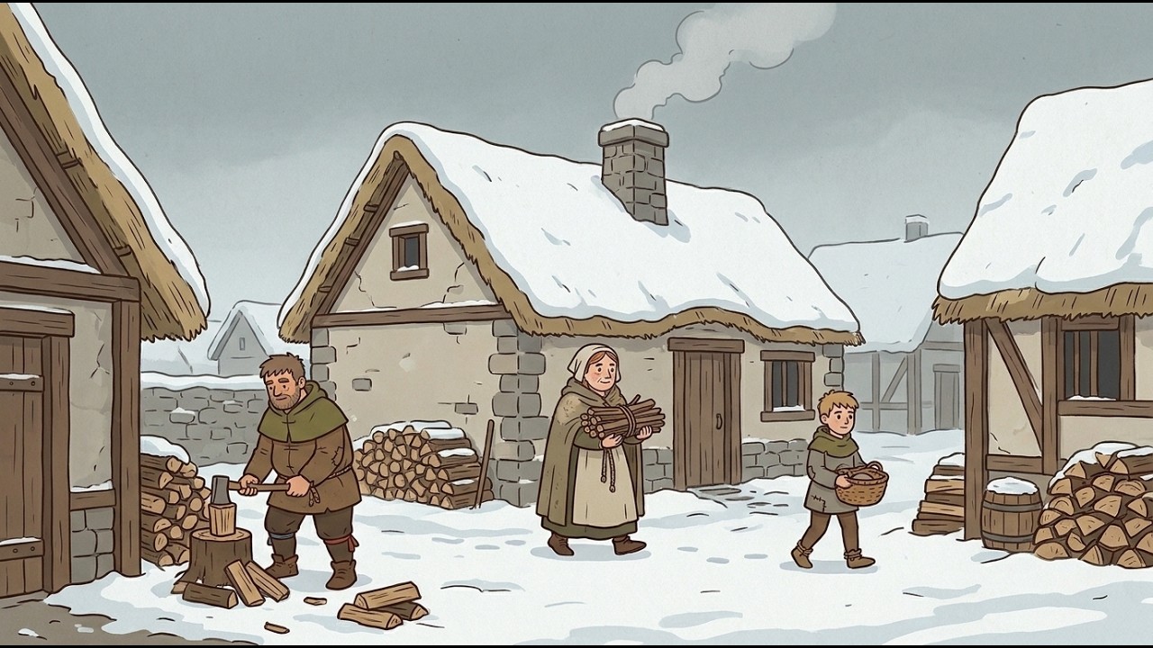 How Did Medieval Villages Survive Winter Without Heating?