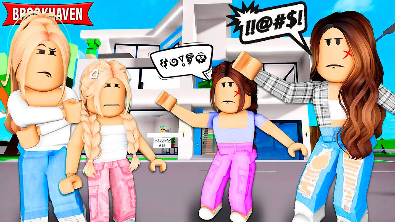 A NOSSA VIZINHA É MUITO BARRAQUEIRA | Historinhas Brookhaven RP | Roblox