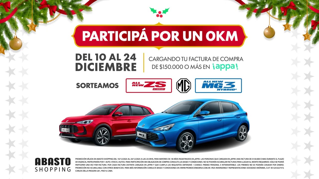 Ganate un 0KM en Abasto Shopping