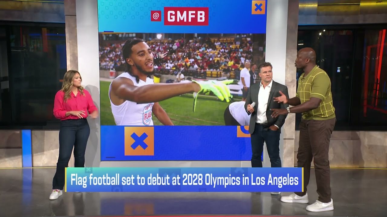 'GMFB' on if NFL players should represent team USA in Flag Football for 2028 Olympics