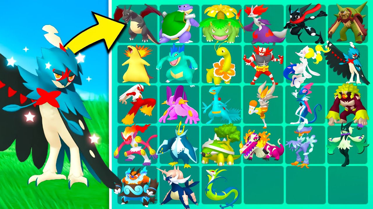 Capturé a todos los INICIALES SHINY en menos de 24 horas!