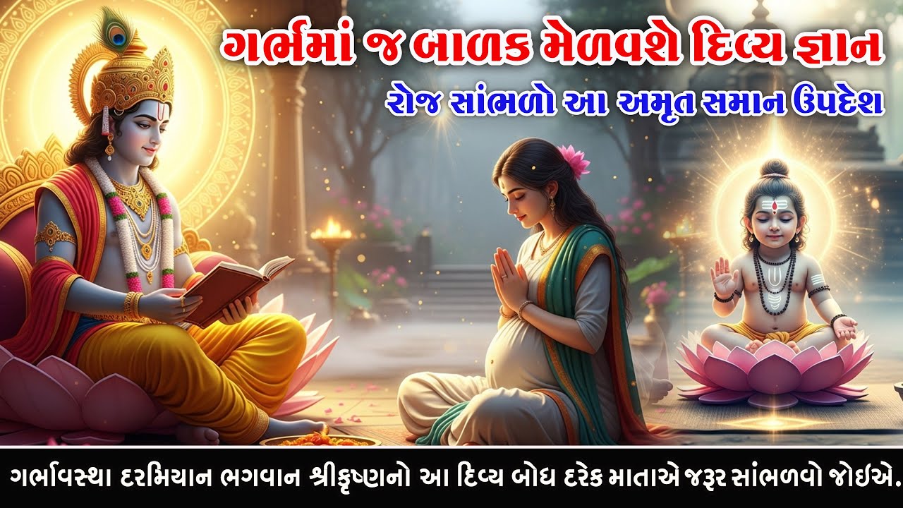 ગર્ભમાં જ બાળક મેળવશે દિવ્ય જ્ઞાન, રોજ સાંભળો આ અમૃત સમાન ઉપદેશ | Divine Before Birth