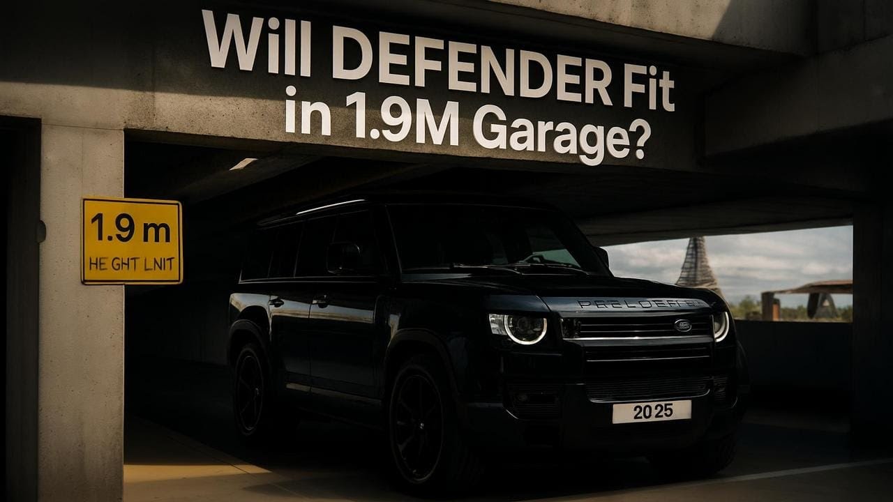 Czy nowy Land Rover DEFENDER L663 zmieści się w garażu z ograniczeniem wysokości do 1,9 m? Czy na...