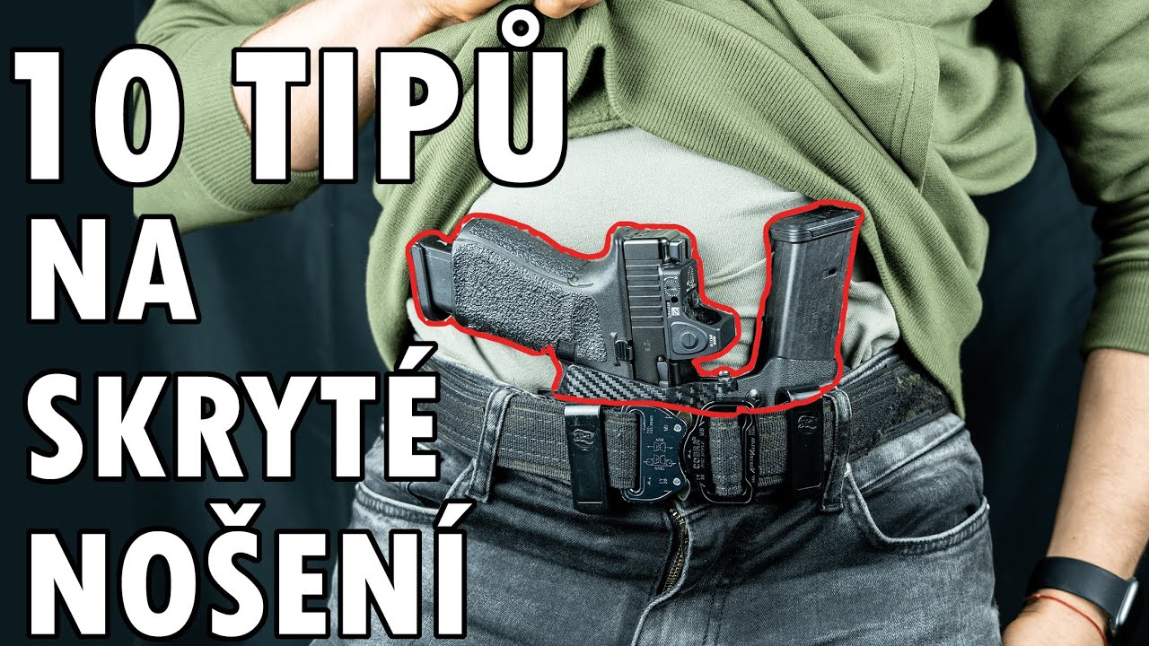 10 chyb při skrytém nošení zbraně a jak se jim vyvarovat