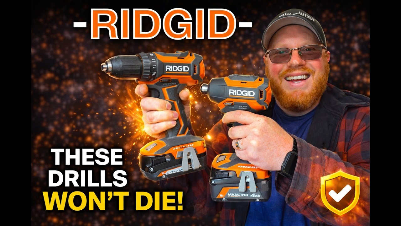 RIDGID GEN5X DRILL COMBO KIT- AMAZING DRILLS!!#ridgid #ridgidtools#woodworking #tools