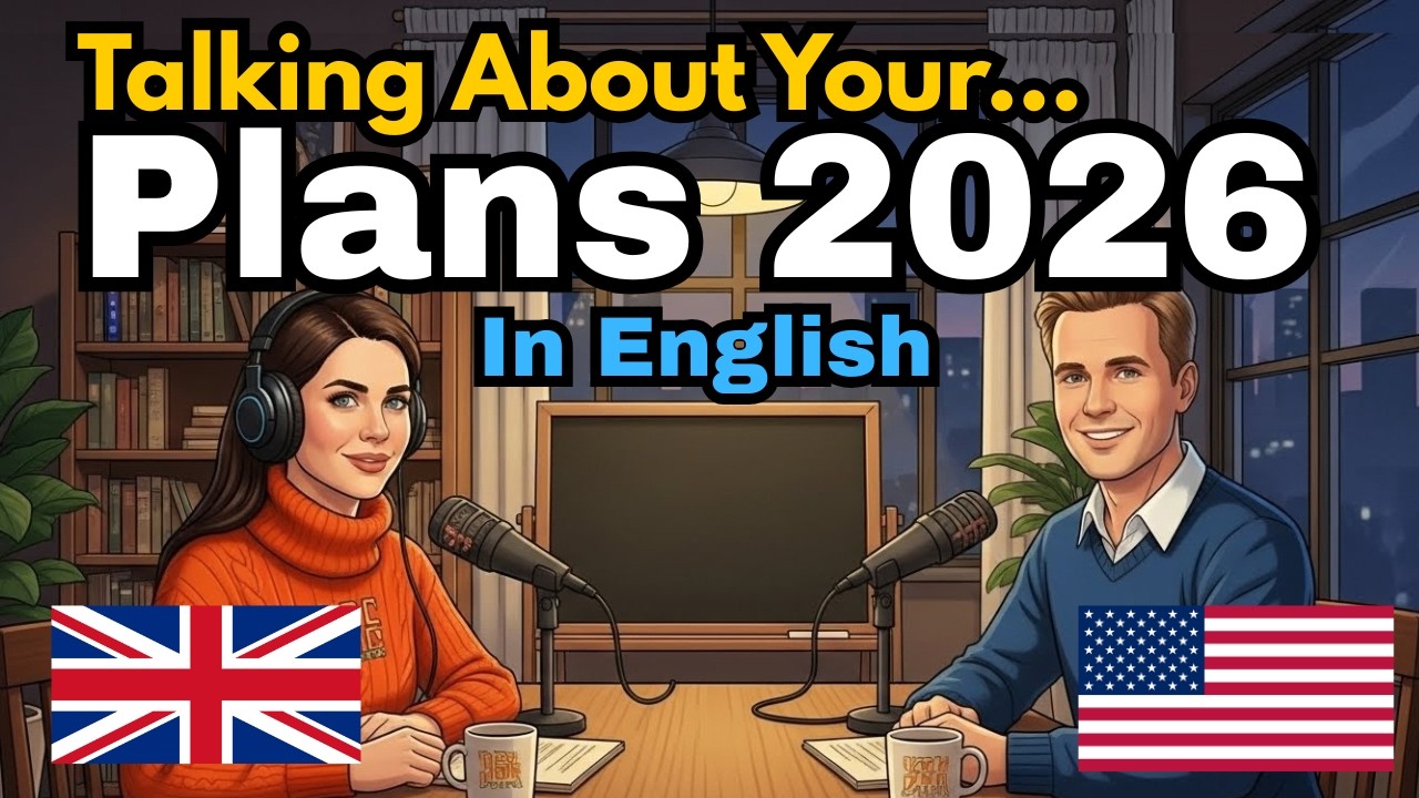 How to Talk About Your  Plans 2026 in English | Easy Daily English Conversation Practice