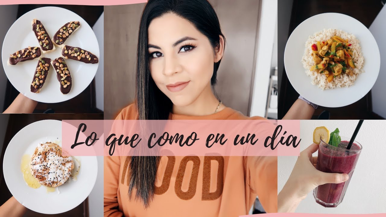 LO QUE COMO EN UN DIA DE CUARENTENA - RECETAS SALUDABLES | Michela Perleche