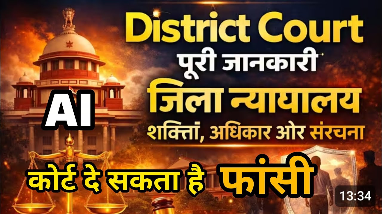 AI बतायेगा District Court | जिला न्यायालय &ndash; पूरी जानकारी (Hindi)