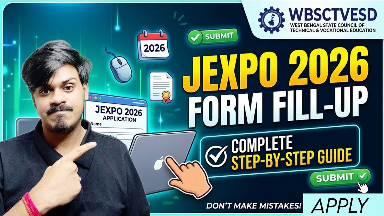 Jexpo 2026: Form Fill up Step by step Process | Jexpo 2026 | Voclet 2026| Polytechnic Admission 2026