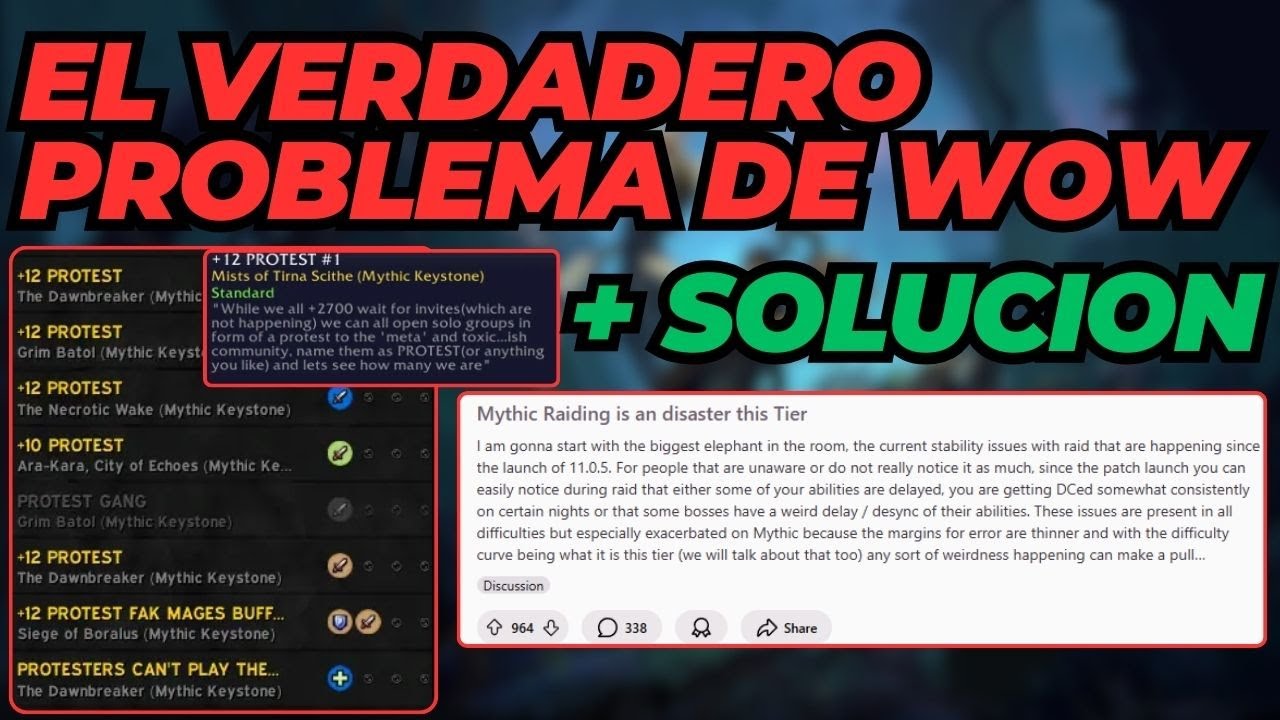 Problema SECRETO en WOW The War Within y solución que no les dirá ningun otro video.