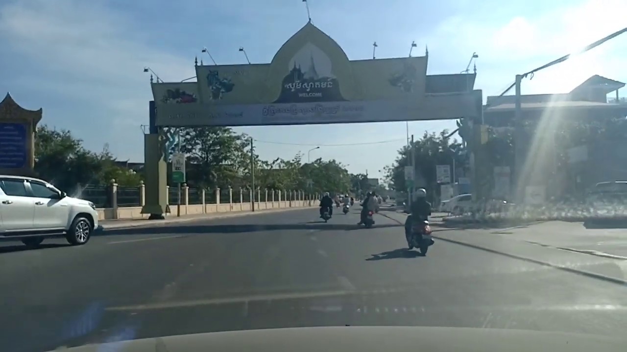 Cambodia Travelling, On The Way To Takmao Town, Kandal Province