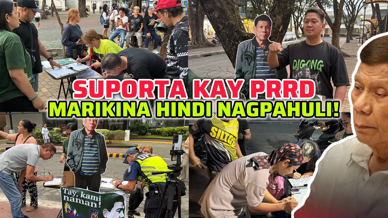 SUPORTA KAY PRRD MARIKINA HINDI NAGPAHULI! 
