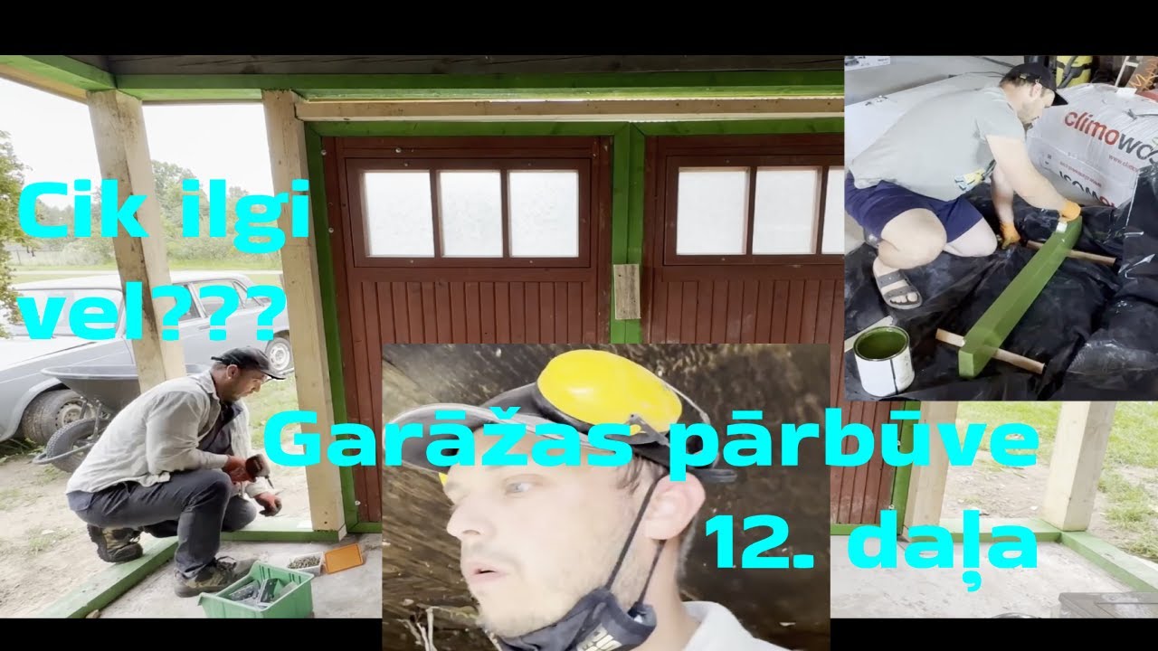 Garāžas pārbūve 12. daļa MGRS HQ - grīdas slīpēšana, u.c. darbi