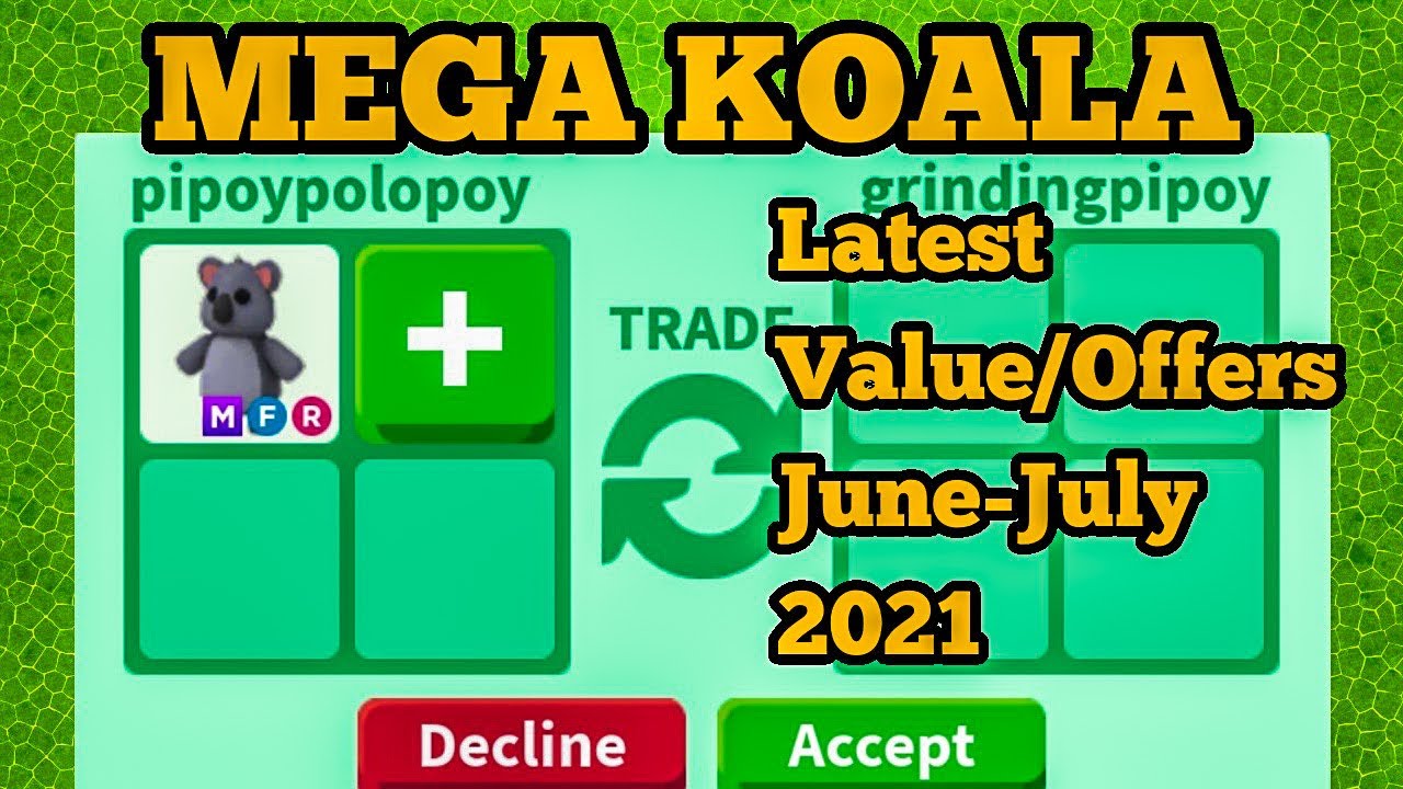 What People Trade Now For MEGA NEON KOALA in Adopt Me Rich Servers : Latest Offers