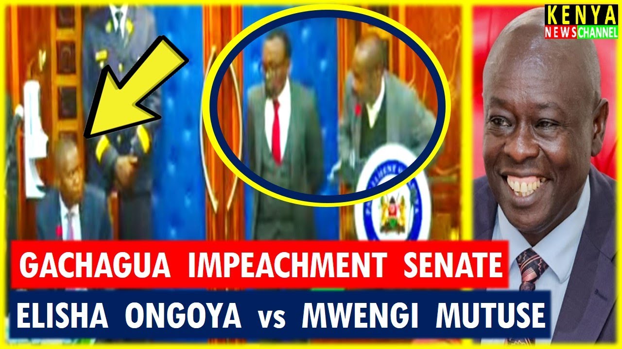 Mutuse CORNERED by Gachagua TOUGH Lawyer Elisha Ongoya during Senate impeachment trial