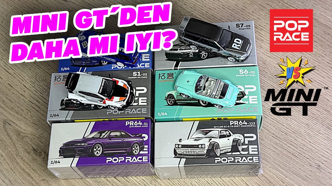 BU MODELLER ARTIK TURKİYE´DE DE VAR - POP RACE İNCELEMESİ #hotwheels