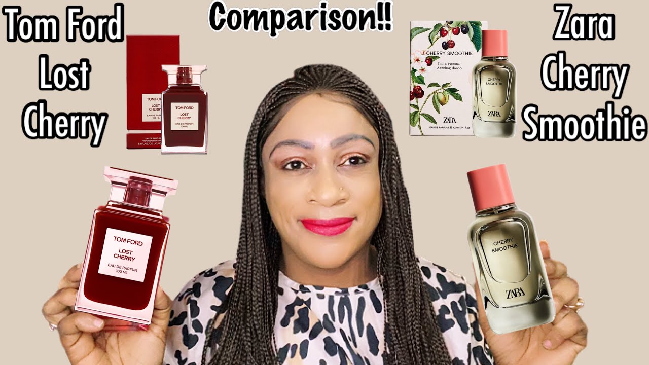 Zara Cherry Smoothie Versus Tom Ford Lost Cherry Comparison | Zara Perfumes | My Perfume Collection