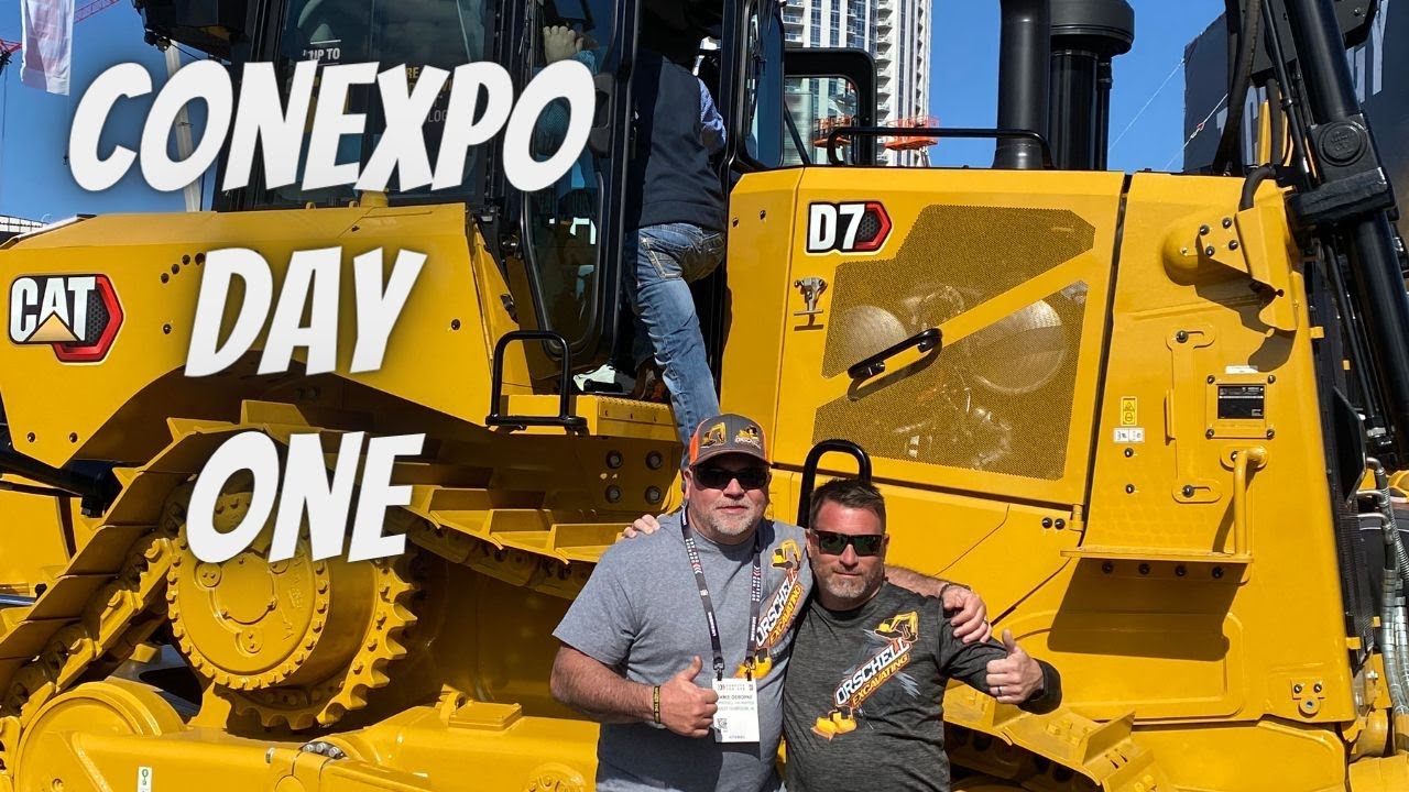 ConExpo 2023 Day 1 John Deere, Bobcat, Hyundai, Kubota, Komatsu, Excavating Equipment