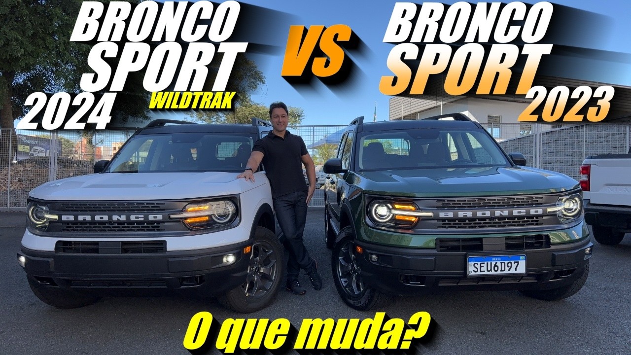 Comparativo Ford BRONCO SPORT 2024 vs Ford BRONCO SPORT 2023. O que mudou?